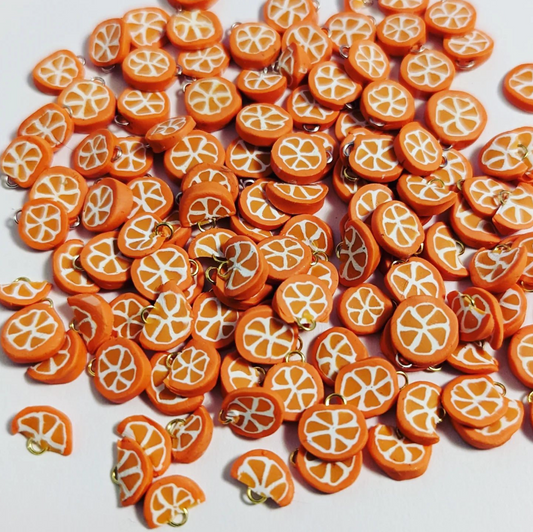 Orange You Glad Slices - Earring Pair